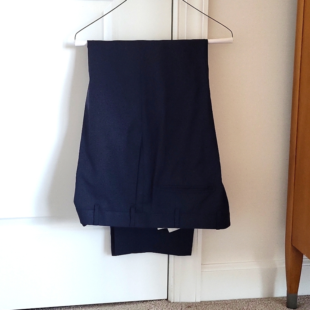 Zanella Dress Pants, 36, Navy